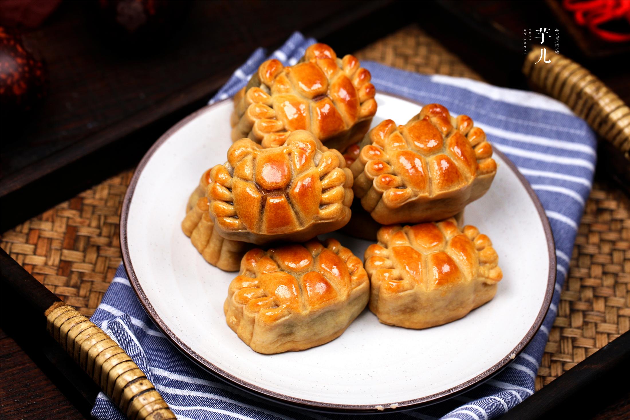 教你制作网红"螃蟹月饼",简单零失败,家人吃不够,送人倍有面