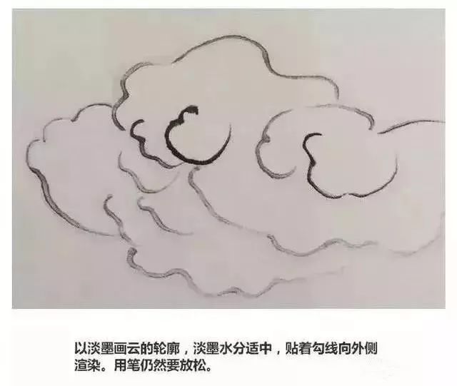 二年级雾的画法图片