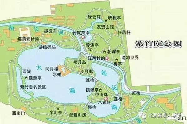 海淀公园地图平面图图片