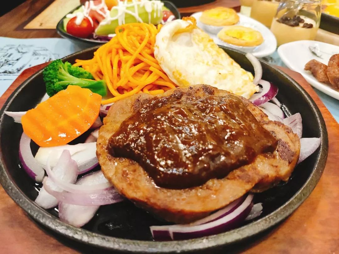 799元抢原价2044元麦客威牛排工坊超值套餐黑椒牛排番茄牛排缤纷水果