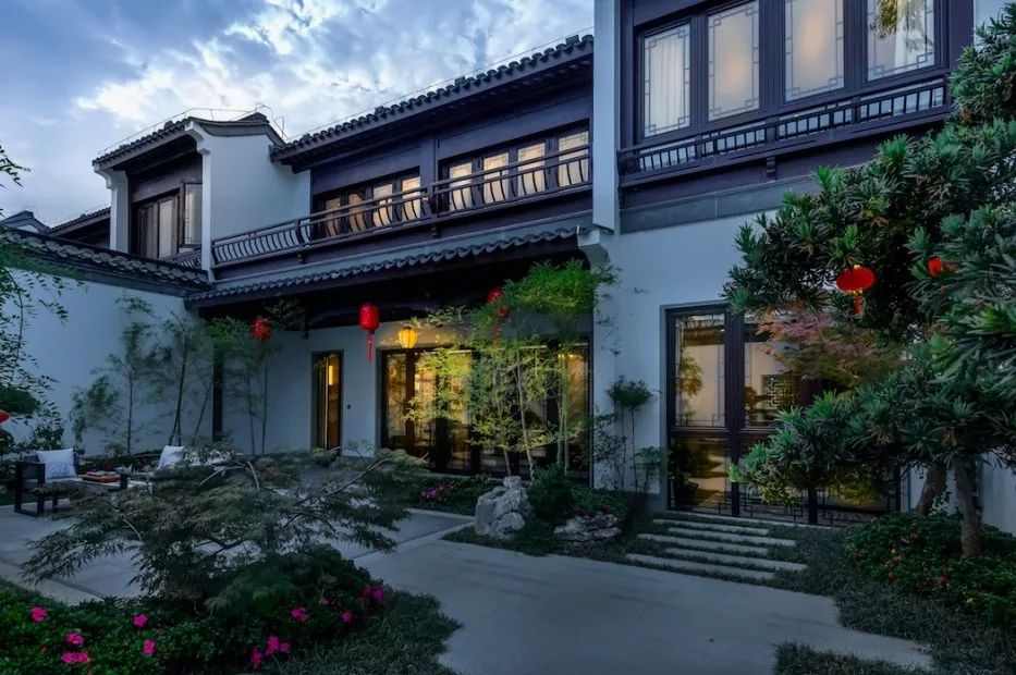 十里风荷实景图十里风荷园聚宾朋见书法写意大境,赏中式园林大美