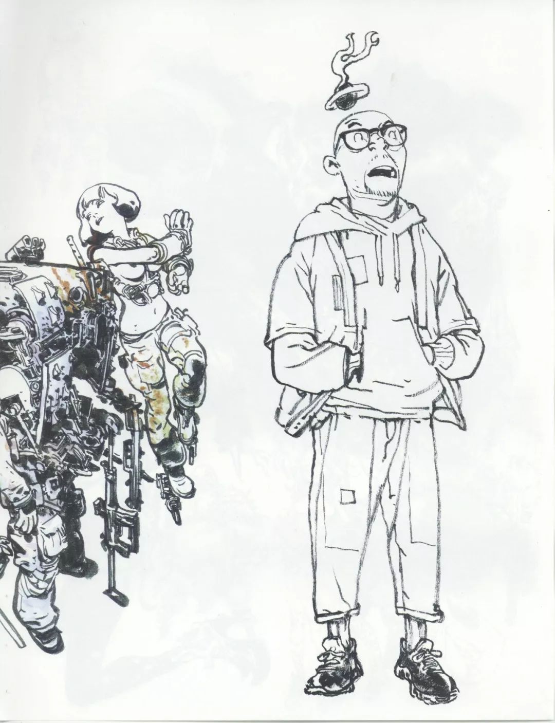 不废话直接送你99张金政基大神的最新作品速写遇到瓶颈期的必看