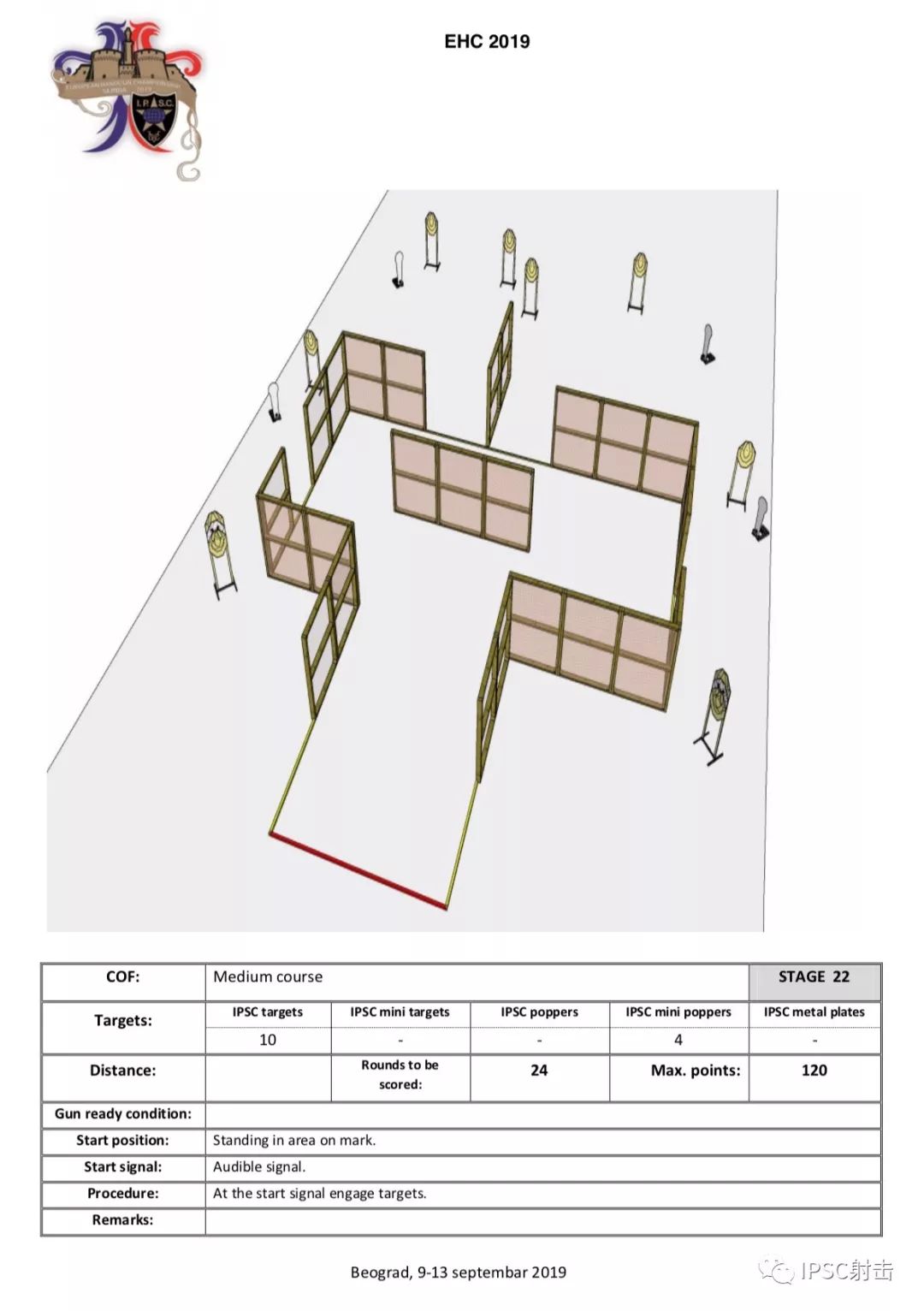 比赛场景 | 2019欧洲ipsc手枪锦标赛cof