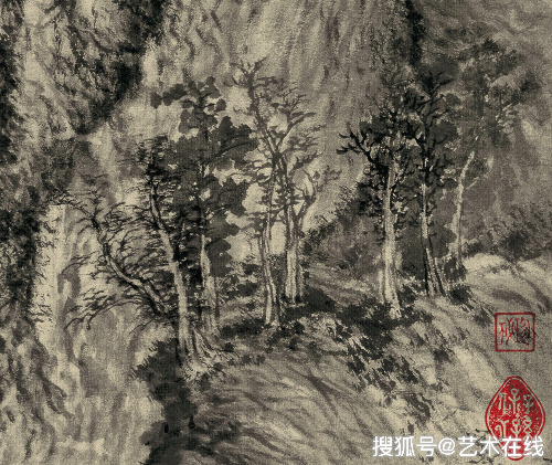 每日赏画元末明初山水画家王蒙青卞隐居图