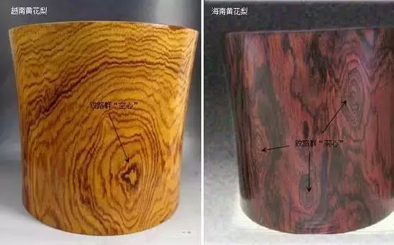 海黄与越黄到底如何区分?有图有真相!_黄花梨