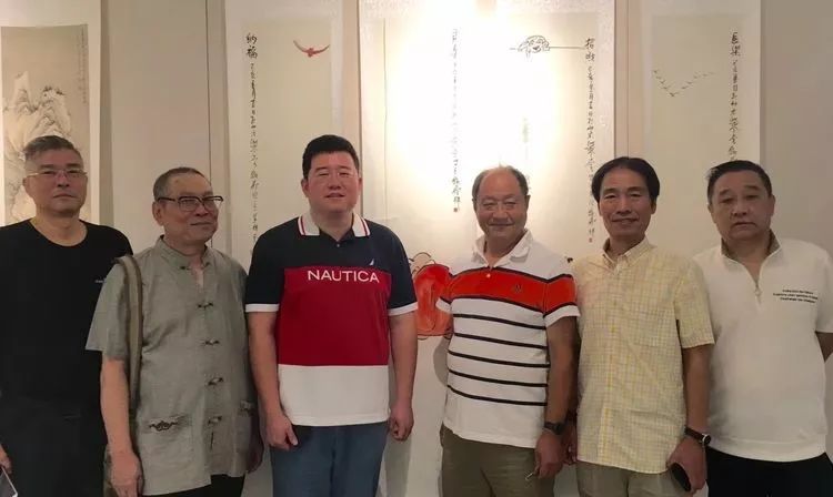 刘国志著名画家田添,穆永瑞,赵又弘,阿里雷公报社书记冯先生,书法家