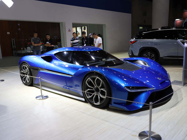 真实呈现纯电动超级跑车es9来自成都车展