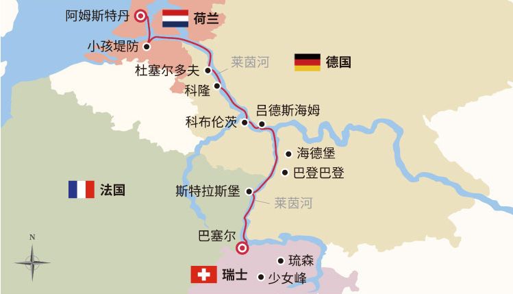 情迷欧洲黄金水道带你探寻莱茵河之美
