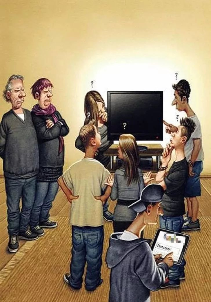 20幅残酷讽刺现实的漫画你能看懂几张