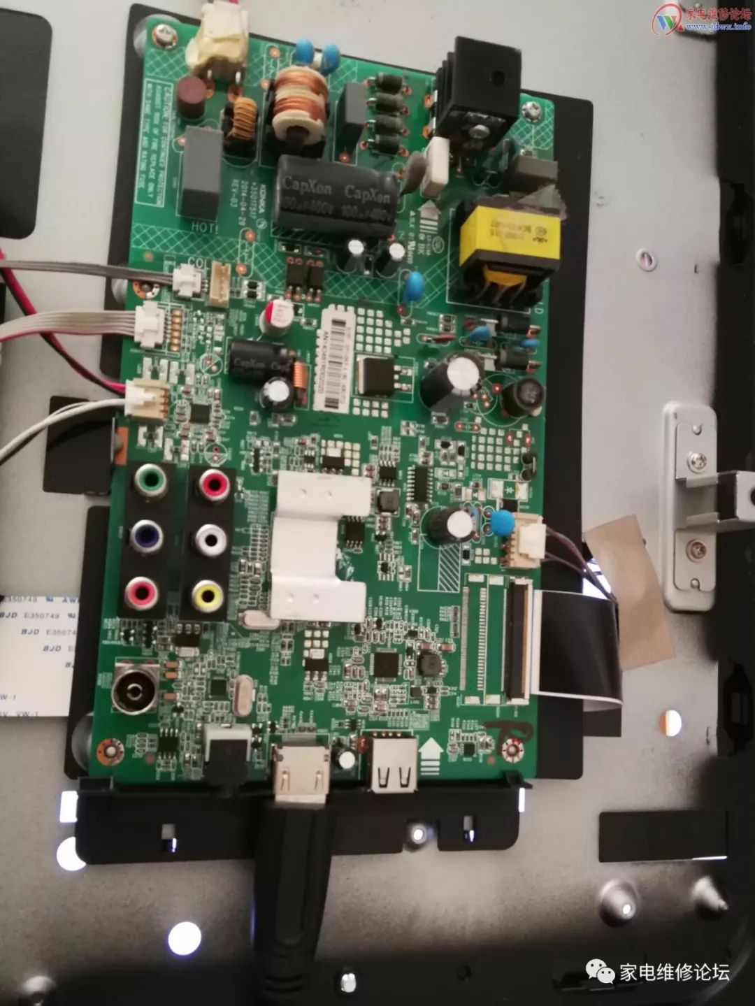 康佳液晶电视led32f1100cf不开机故障修复