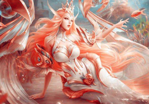 武则天:幻海之心,最贵的幻海之心皮肤加持下,技能更加酷炫.