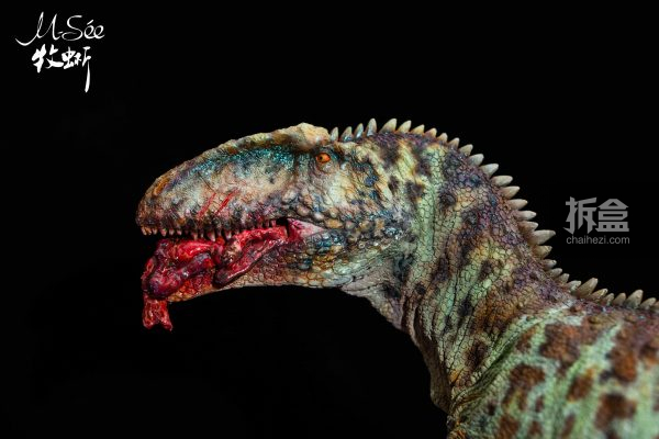 牧蜥 南方巨兽龙狩猎场景1:35小雕像_安第斯