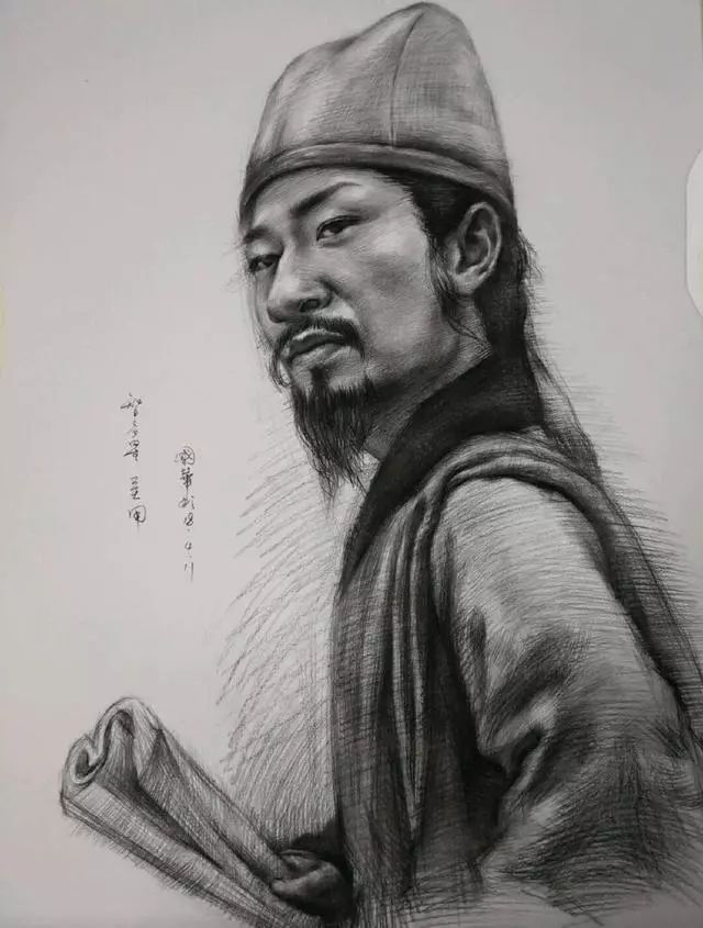 画家笔下的8位水浒好汉素描画,哪一幅刻画得最传神?