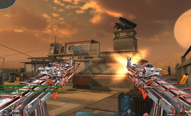 穿越火线:玩家自制龙血ak双持,一枪一个红,终结者都不敢露头