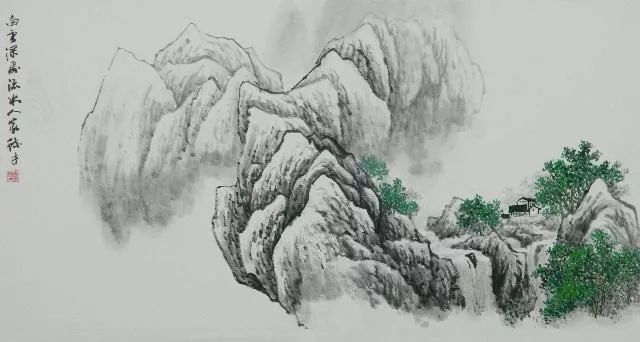 中国画简谱_中国画荷花