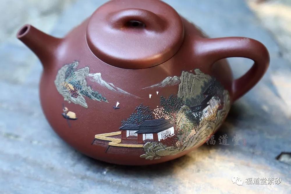 泥绘臻品张志清子冶石瓢