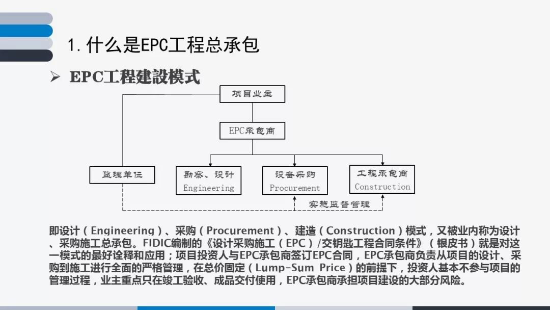 資料分享|淺談epc 總承包模式