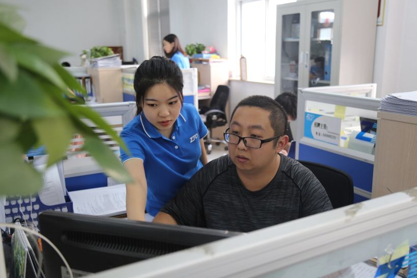 中通,我有了不一样的感觉1实习期间,同学们惊叹中天系统的高效,客服