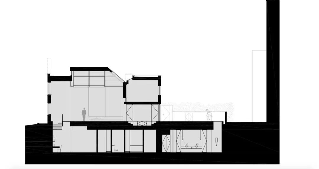 原创超大天窗楼梯天井艺术家的别墅果然不一般