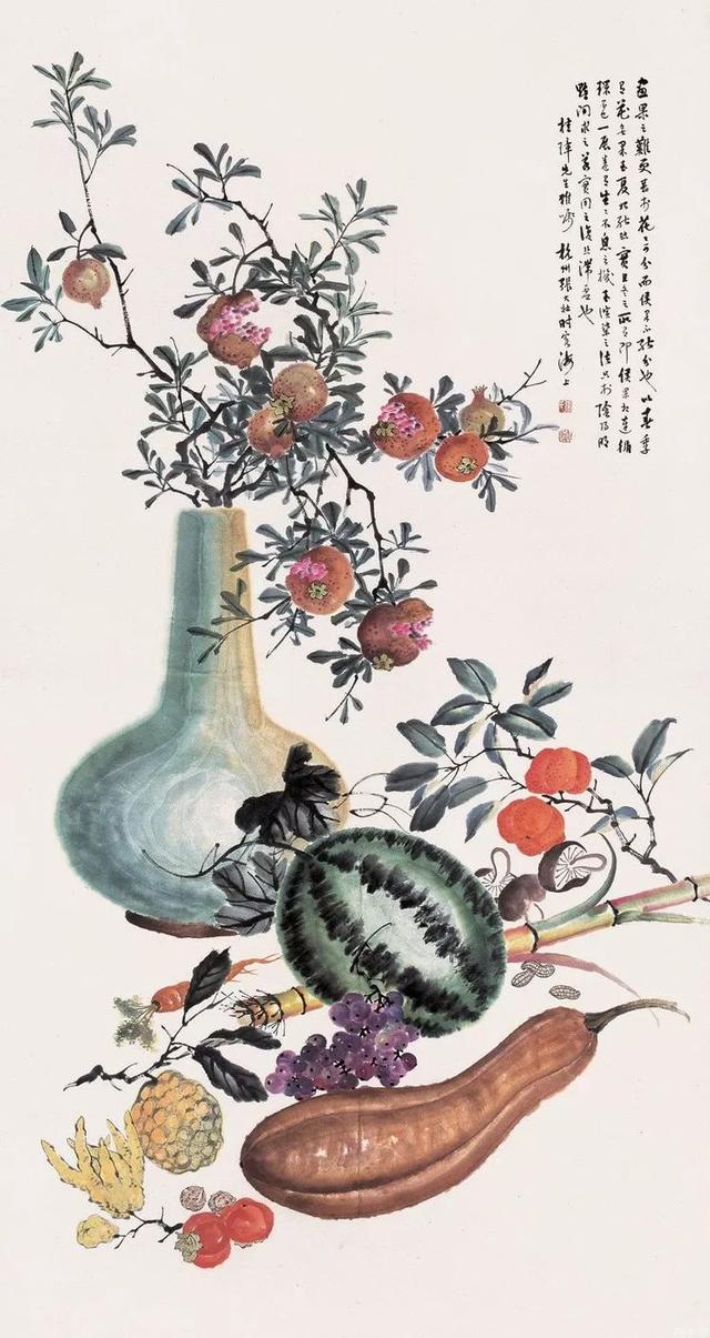 张大壮果蔬题材国画欣赏
