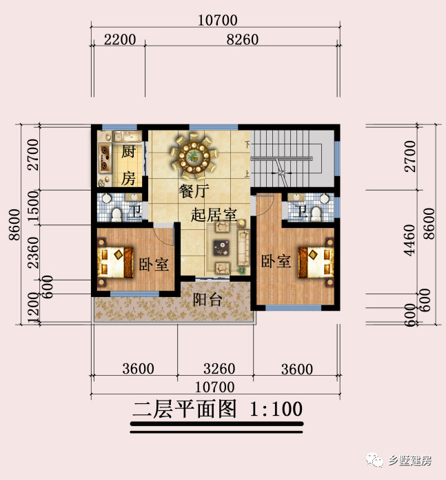 7x14米户型图图片