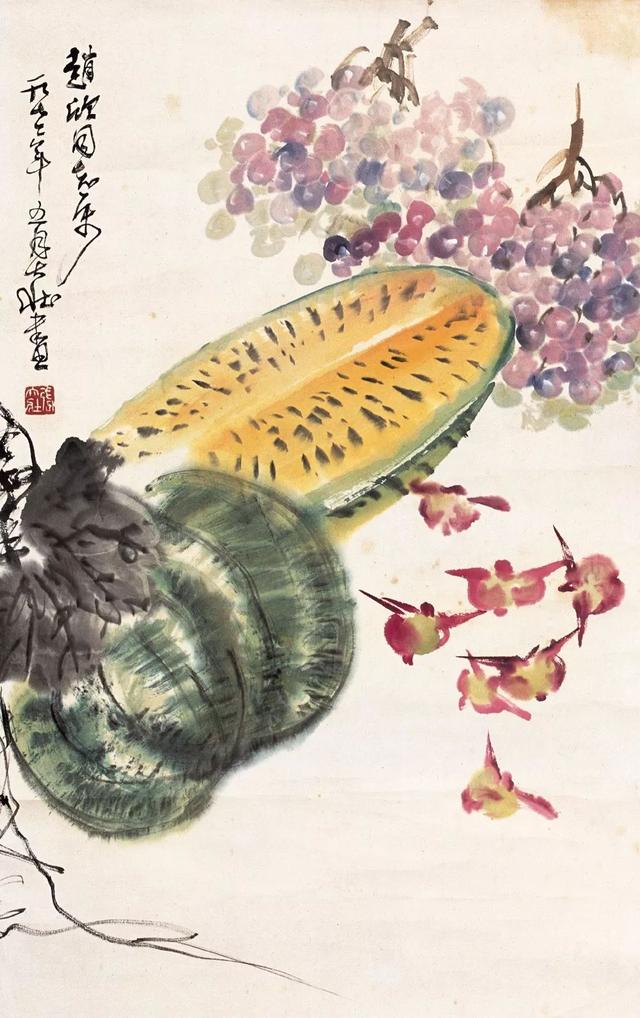 张大壮果蔬题材国画欣赏
