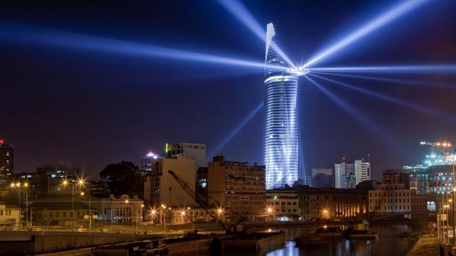 越南最美标志性建筑胡志明市金融塔