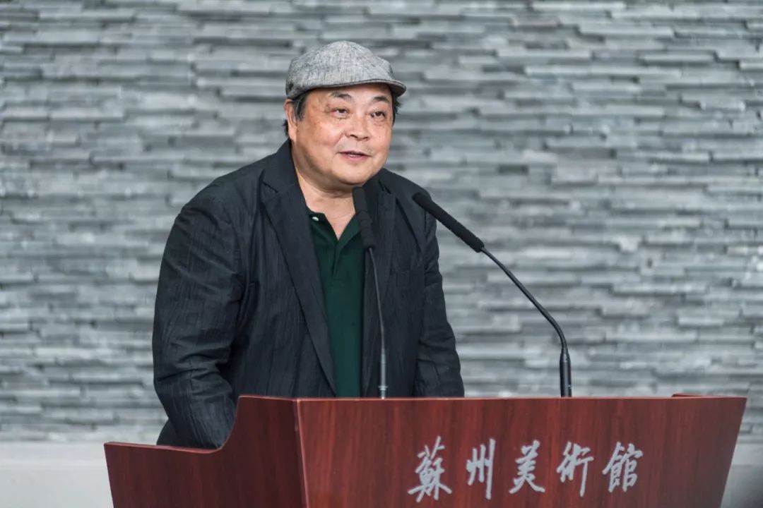 展览乐震文陆春涛双个展今日在苏州美术馆开幕在笔情墨趣中追寻江南