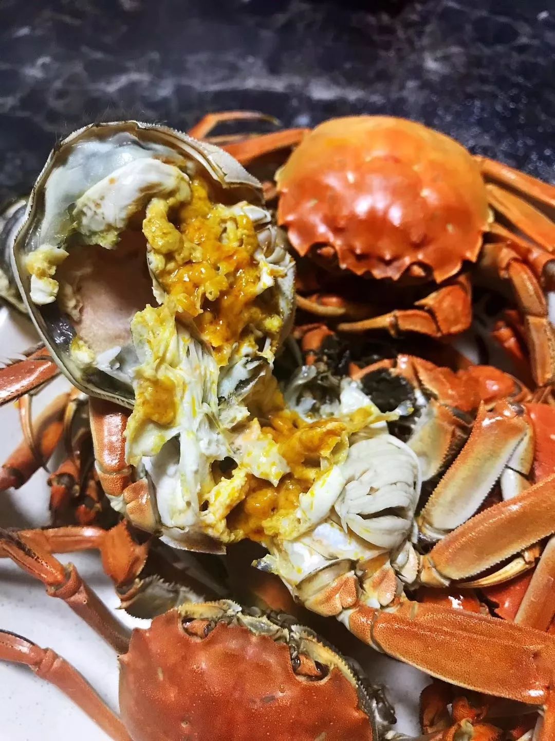 爆黄流油的限量版"盘锦河蟹"!吃完狂舔手指100遍!