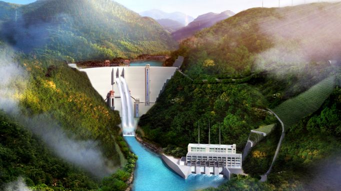 木里河梯级水电站图片