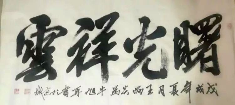 王炳炎将军艺术人生一一墨虽淡却筋节有力挺拔遒劲