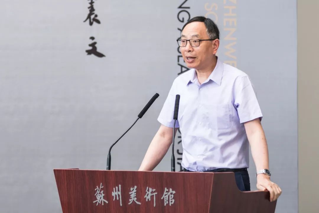 展览乐震文陆春涛双个展今日在苏州美术馆开幕在笔情墨趣中追寻江南