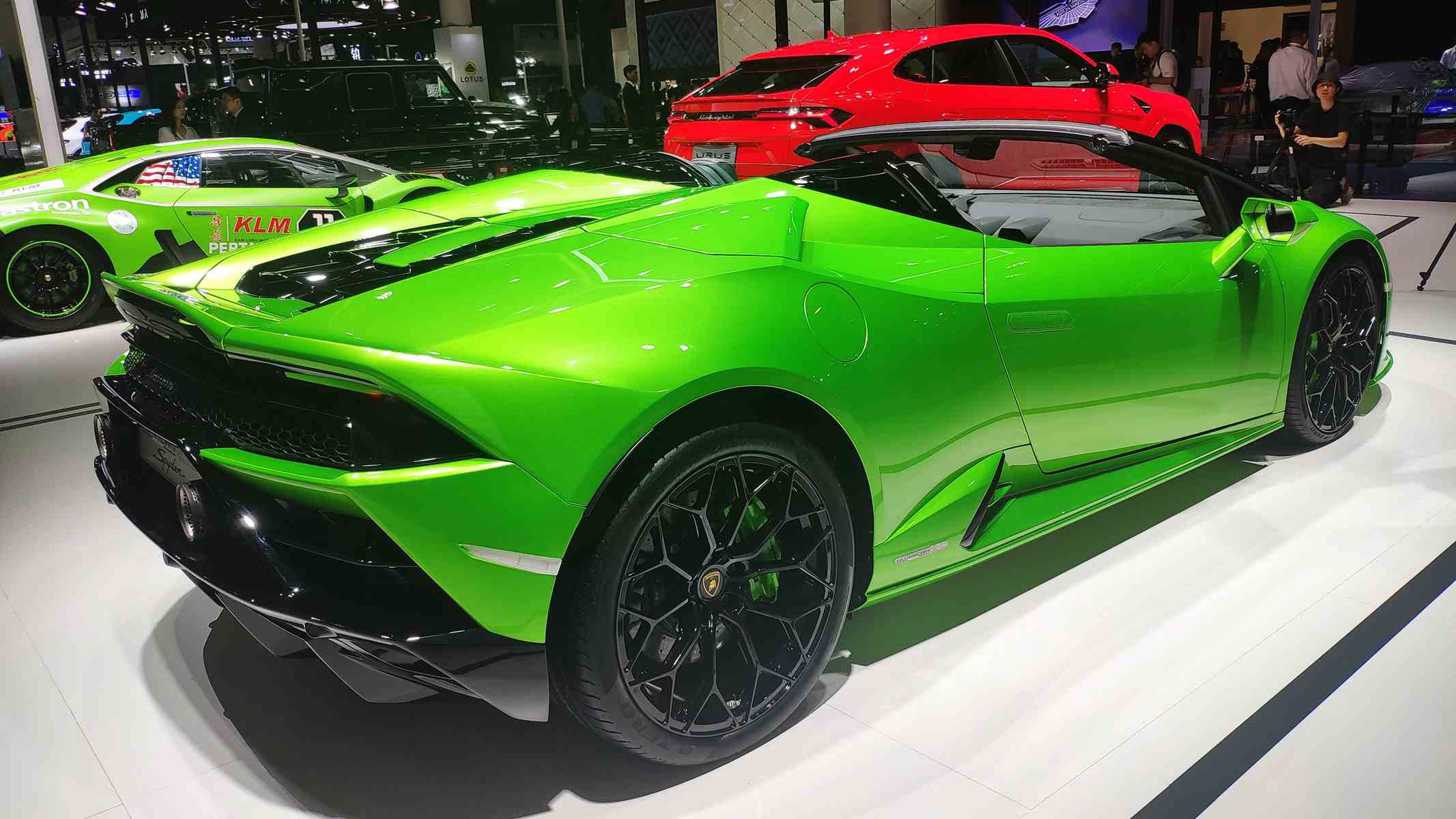 2019年成都车展:兰博基尼huracán evo spyder实车
