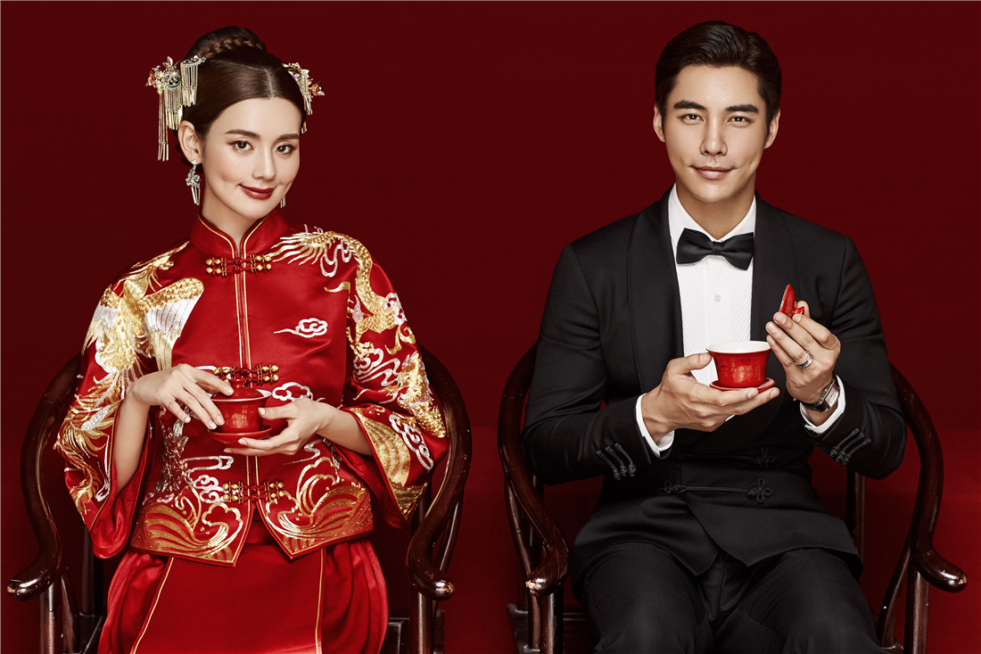 中式婚纱照欣赏演绎浪漫中国风