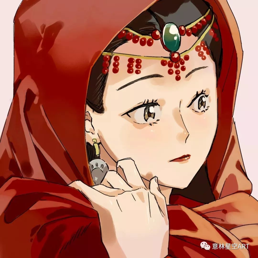 教程丨东宫女孩的福利小枫板绘头像教程