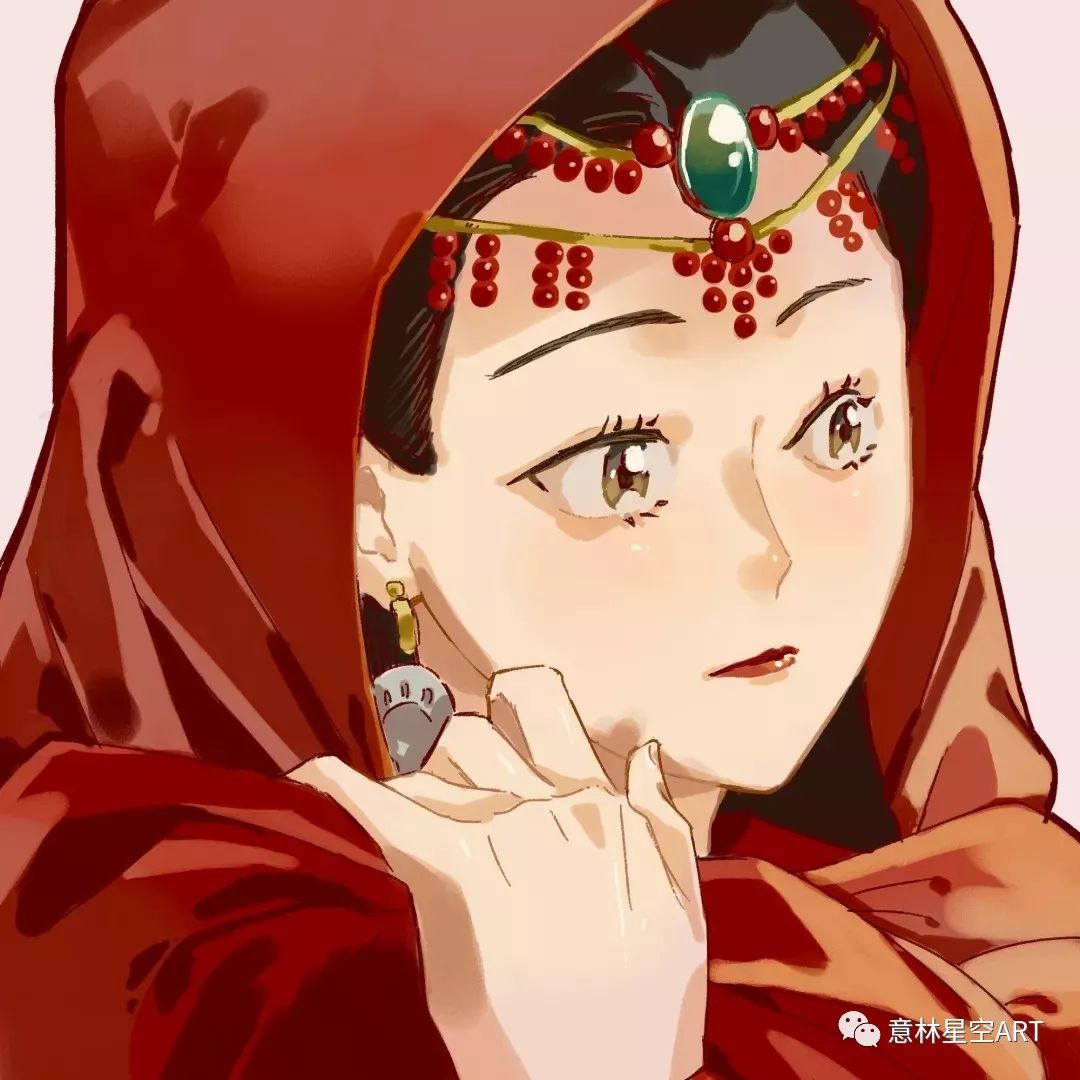 教程丨东宫女孩的福利——小枫板绘头像教程~_图层