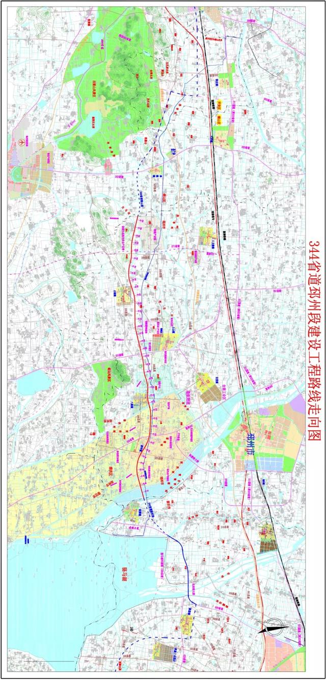 新的344快线路图图片