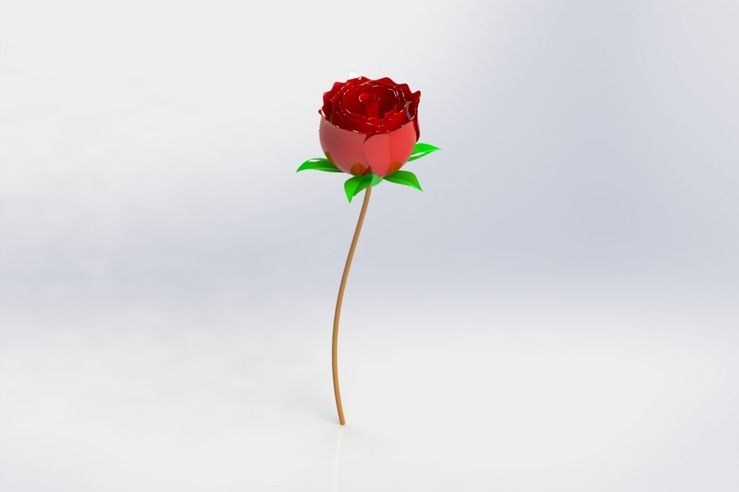 亦明图记solidworks建模玫瑰花花瓣再多画一些会更漂亮