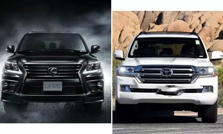 陆巡5700vs雷克萨斯lx570肌肉硬汉与西装暴徒的巅峰对决