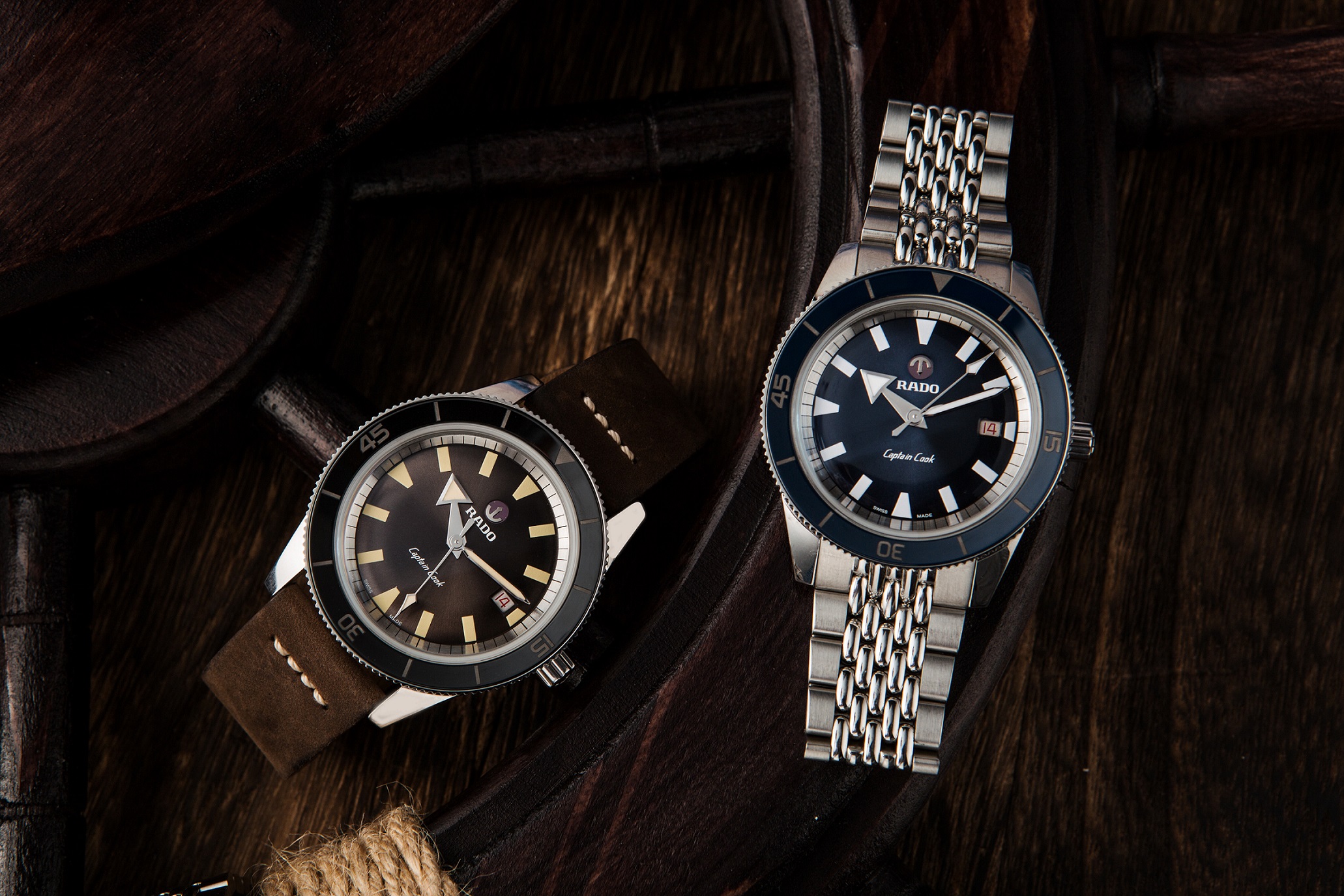 解码库热基因rado瑞士雷达表captaincook库克船长自动机械腕表