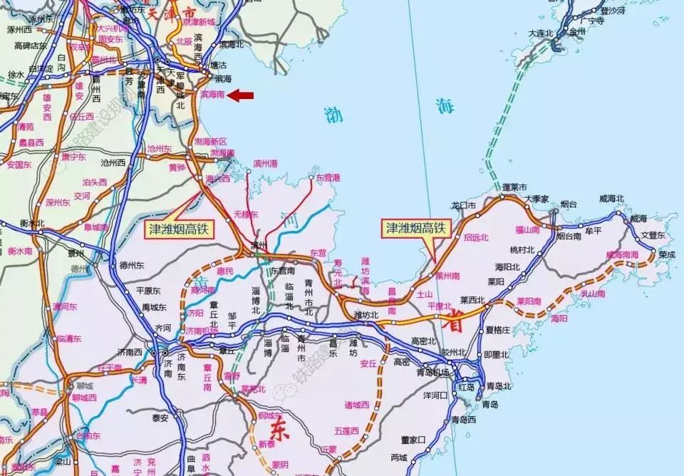 大港要通高铁了新建滨海南站连接津雄城际