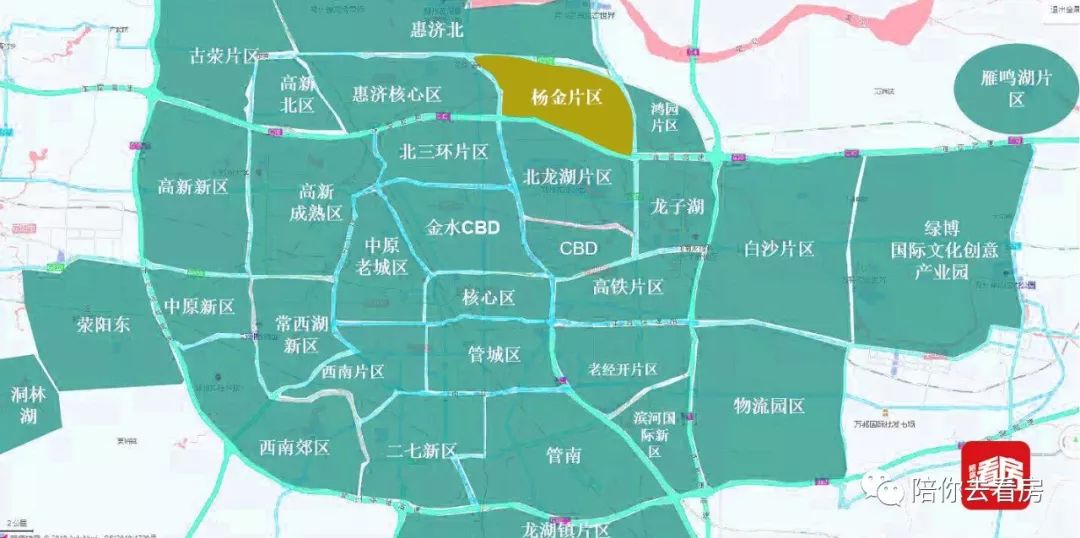 郑州金水区区域划分图图片
