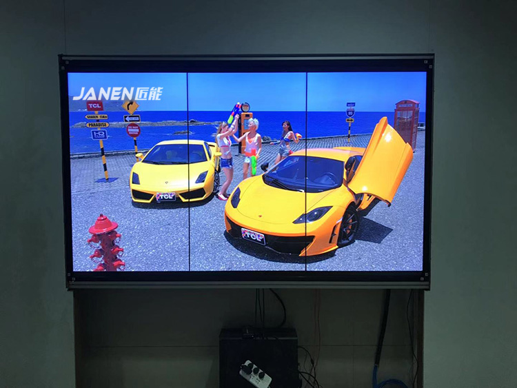 触控液晶拼接屏案例之55寸13大屏幕应用于北控绿海能