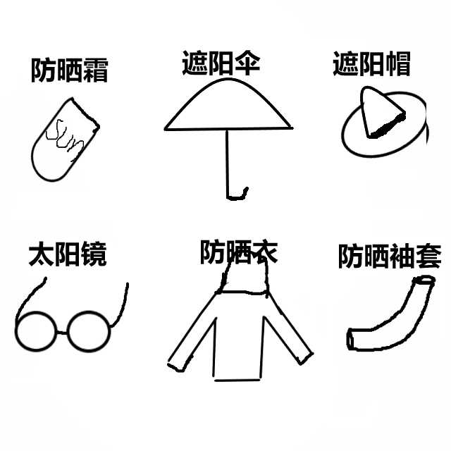 降温产品简笔画图片