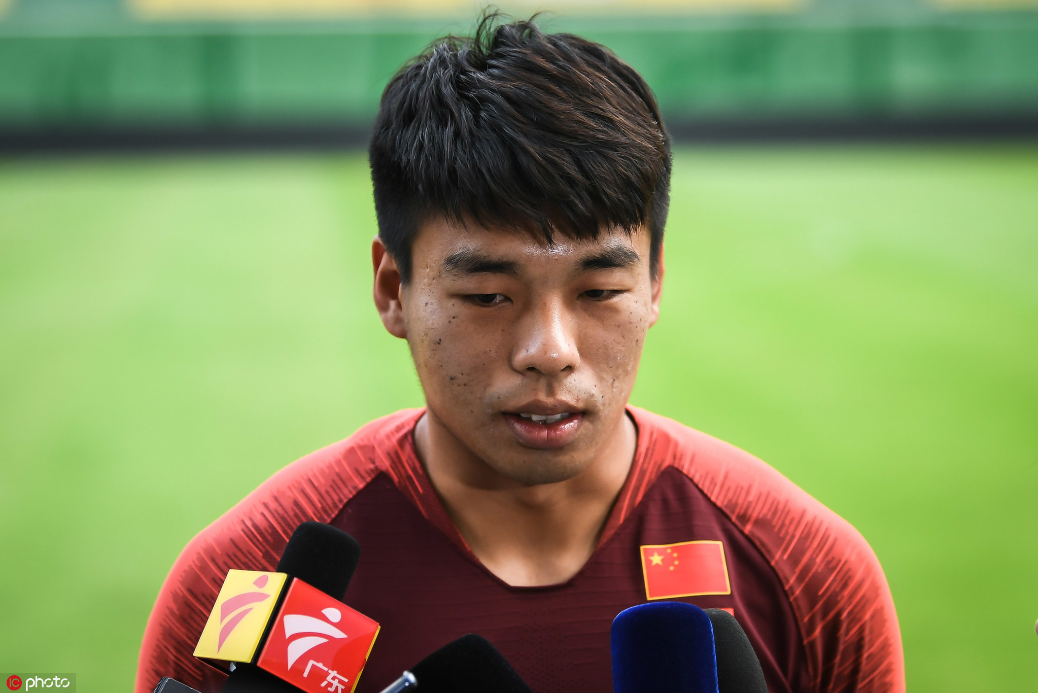 1/ 12 2019年9月4日,广东广州,中国男足备战世预赛40强赛.