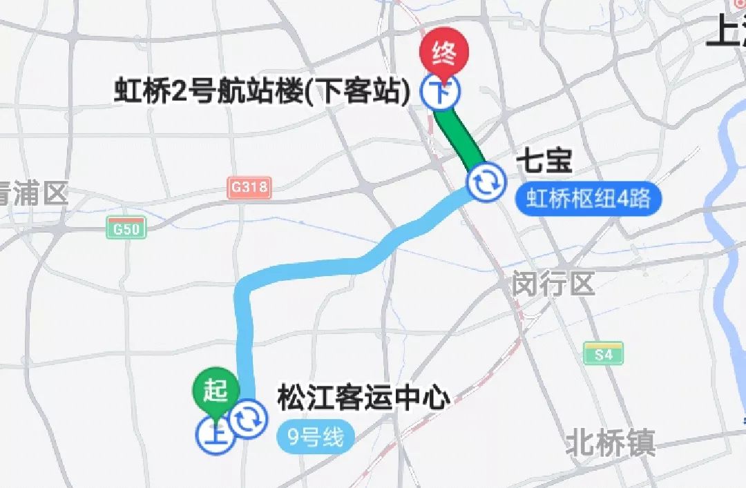 预计时间:35分钟 市区常用地点 1 乘公交到达松江大学城地铁站,乘9号