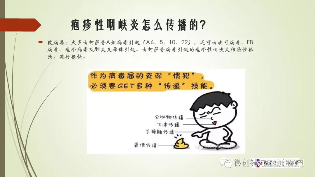 小兒皰疹性咽頰炎的治療與護理