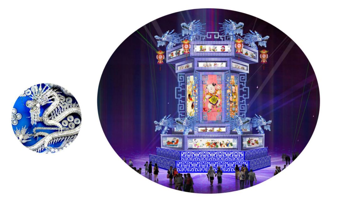 长安十二时辰中的绚丽彩灯盛景今年中秋将首现蒙城
