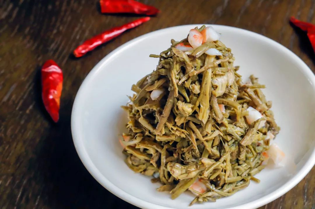 野生菱角菜虾仁温暖你的心滋养你的胃品悦秋季时令佳肴稻香鱼肥禾谷熟