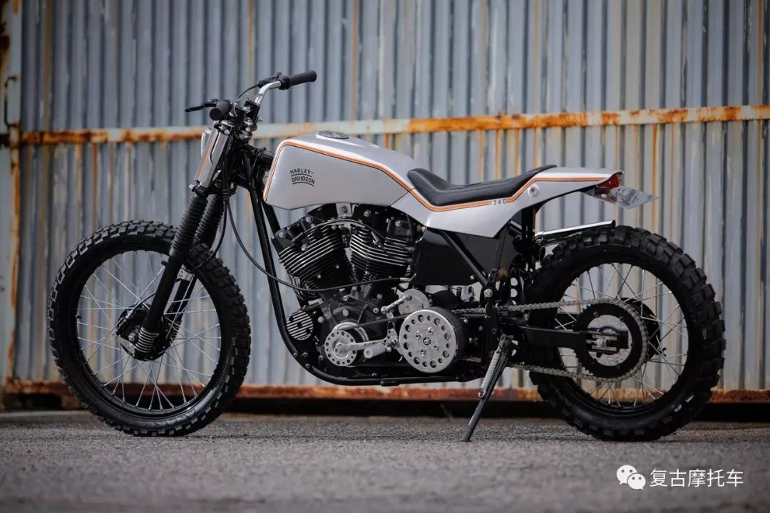 【摩托空间】h-d shovelhead scrambler
